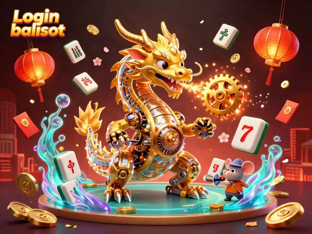Spin to win with Login balislot in an energetic casino atmosphere filled with gold and excitement.
