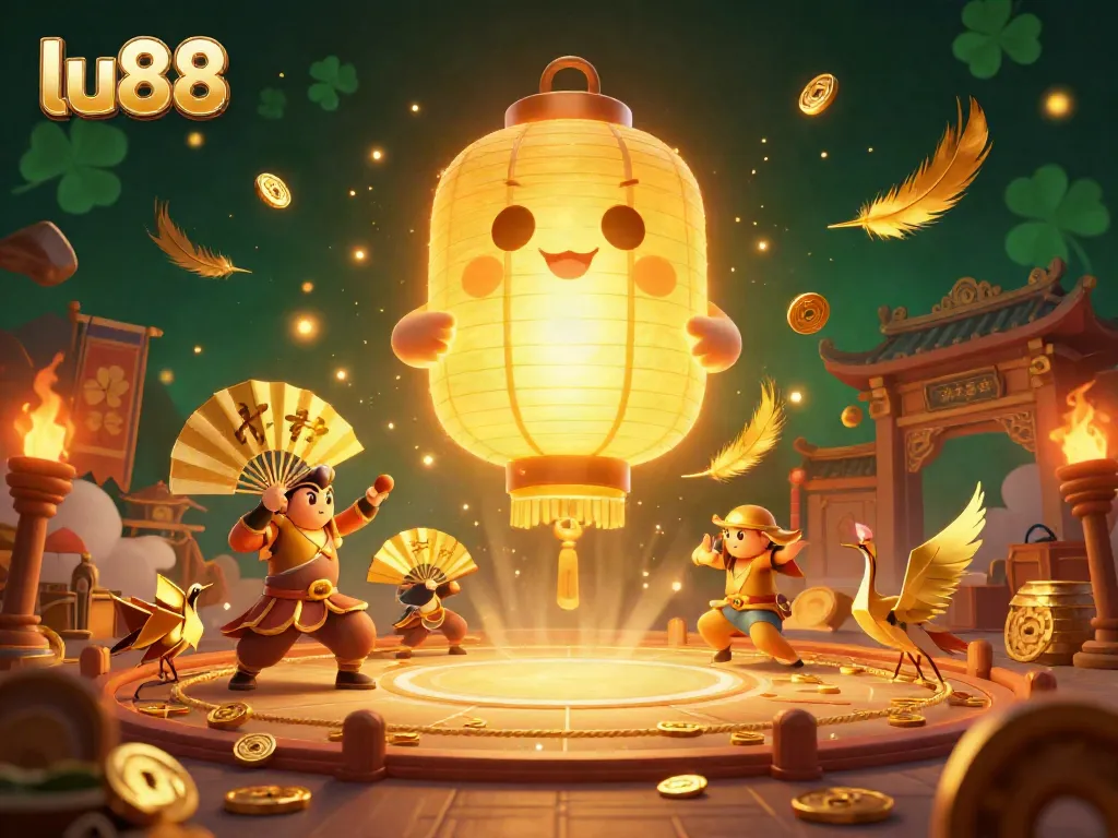 Experience thrilling gameplay with lu88 in a vibrant casino scene featuring dynamic characters and engaging elements.