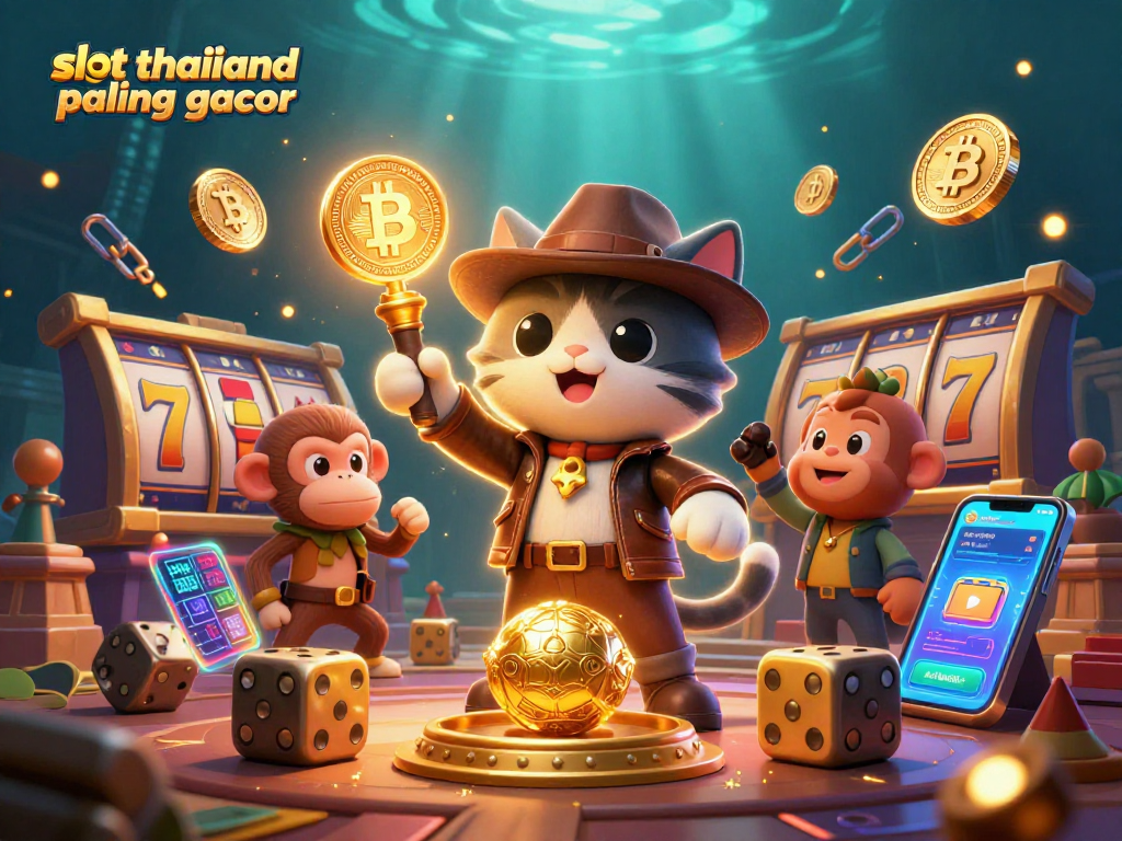 Engage with slot thailand paling gacor in this vibrant 3D illustration showcasing exciting casino rewards.
