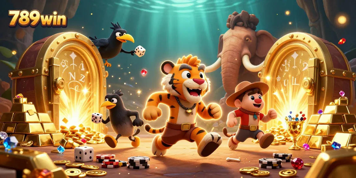 Engage in thrilling games at 789win's prehistoric casino, featuring vibrant treasures and exciting gameplay.
