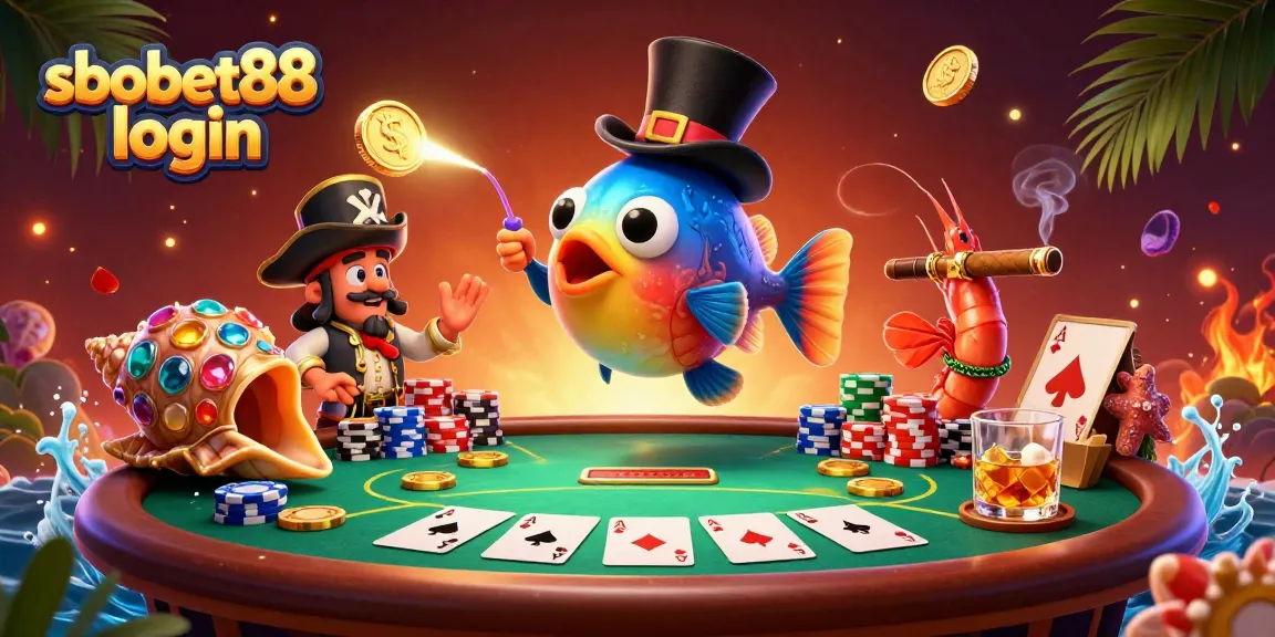 Engage with sbobet88 login for thrilling poker action in this vibrant casino scene