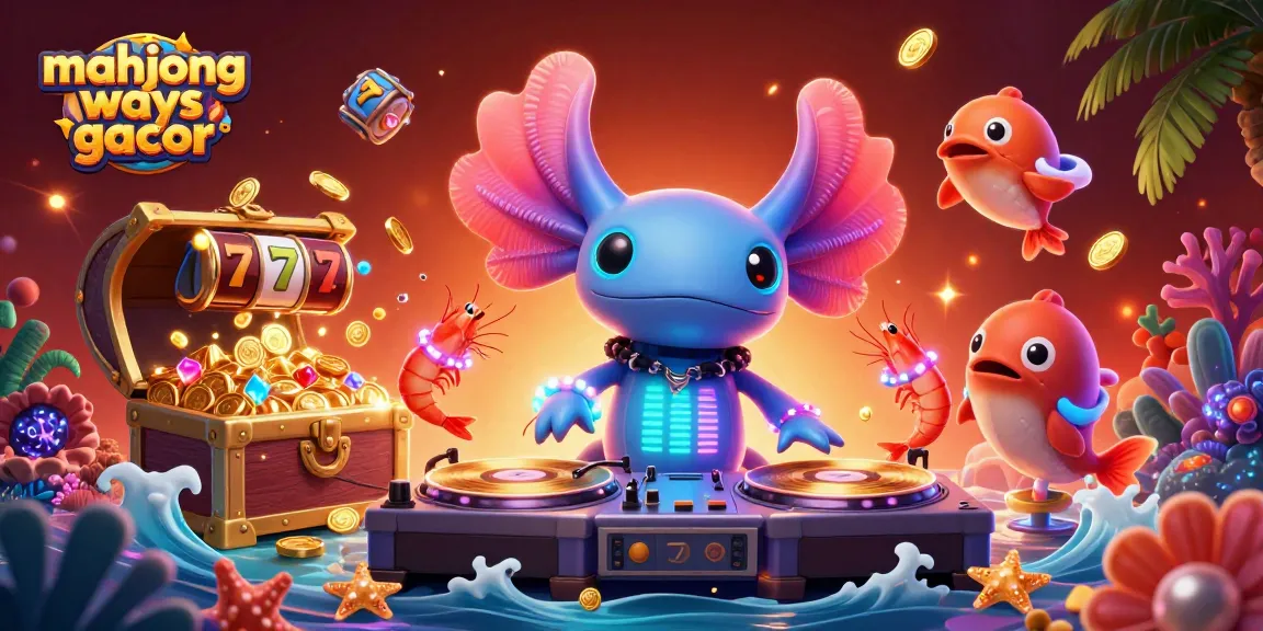 Spin the reels in mahjong ways gacor as colorful sea creatures celebrate underwater jackpots.